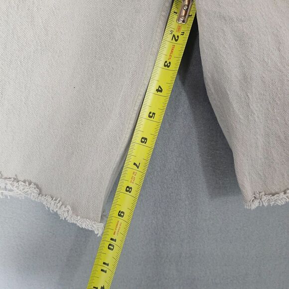 Abercrombie & Fitch The Baggy Low Rise Jorts in Tan Sz 27 US 4 10" - Picture 6 of 8